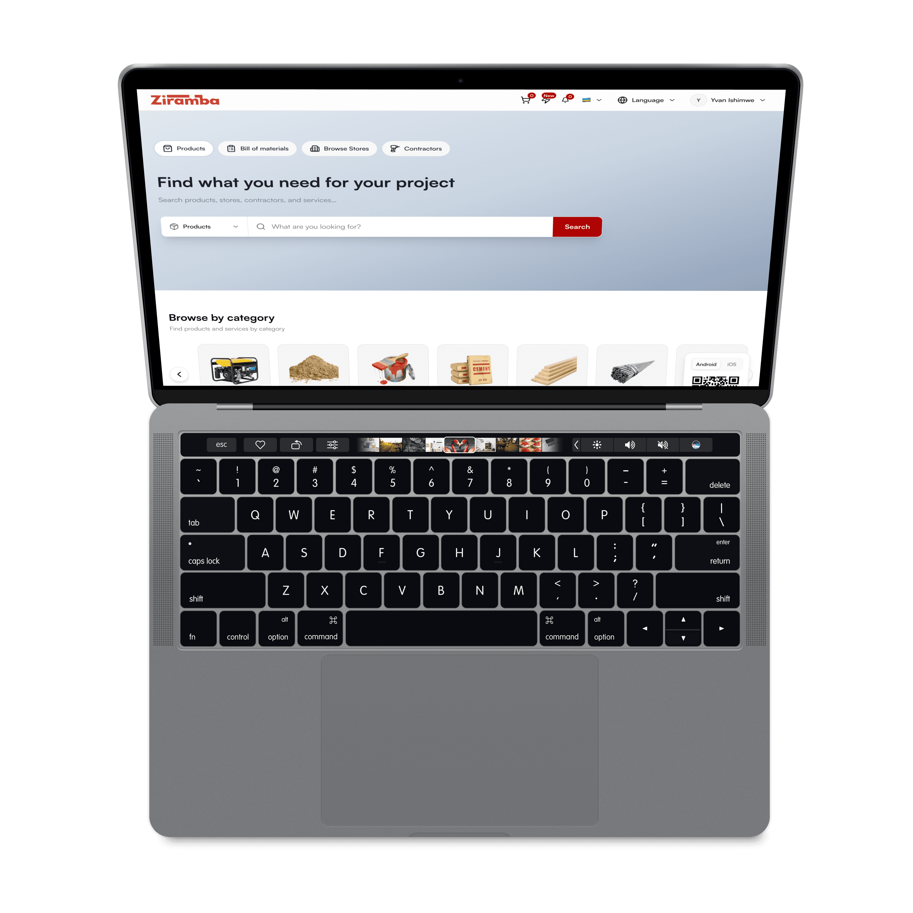 Ziramba web app